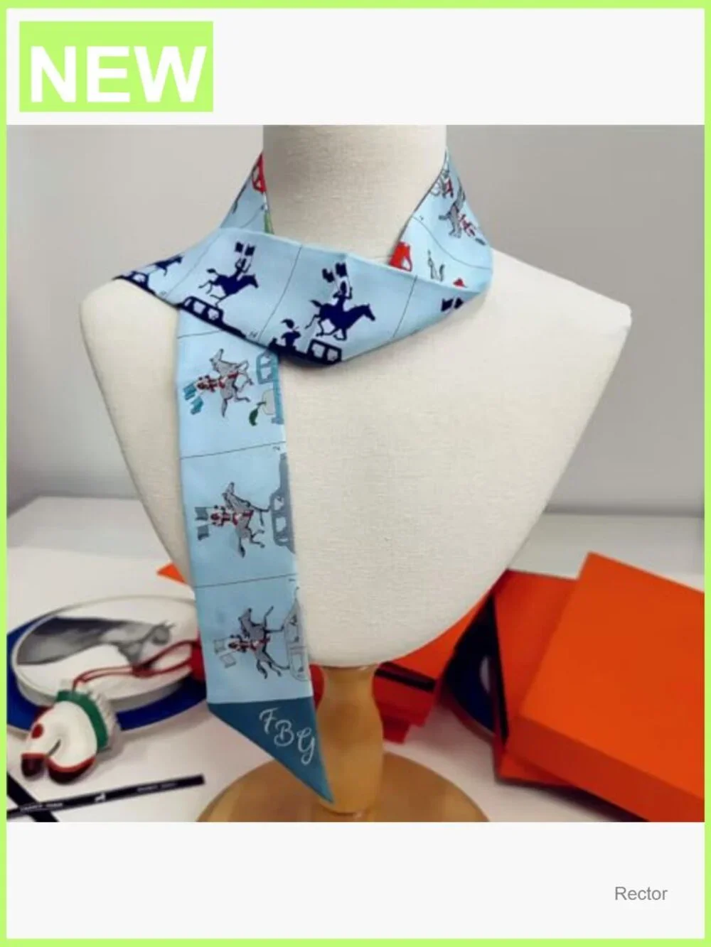 Mulberry Silk Skinny Scarf for Handbags & Hair 2